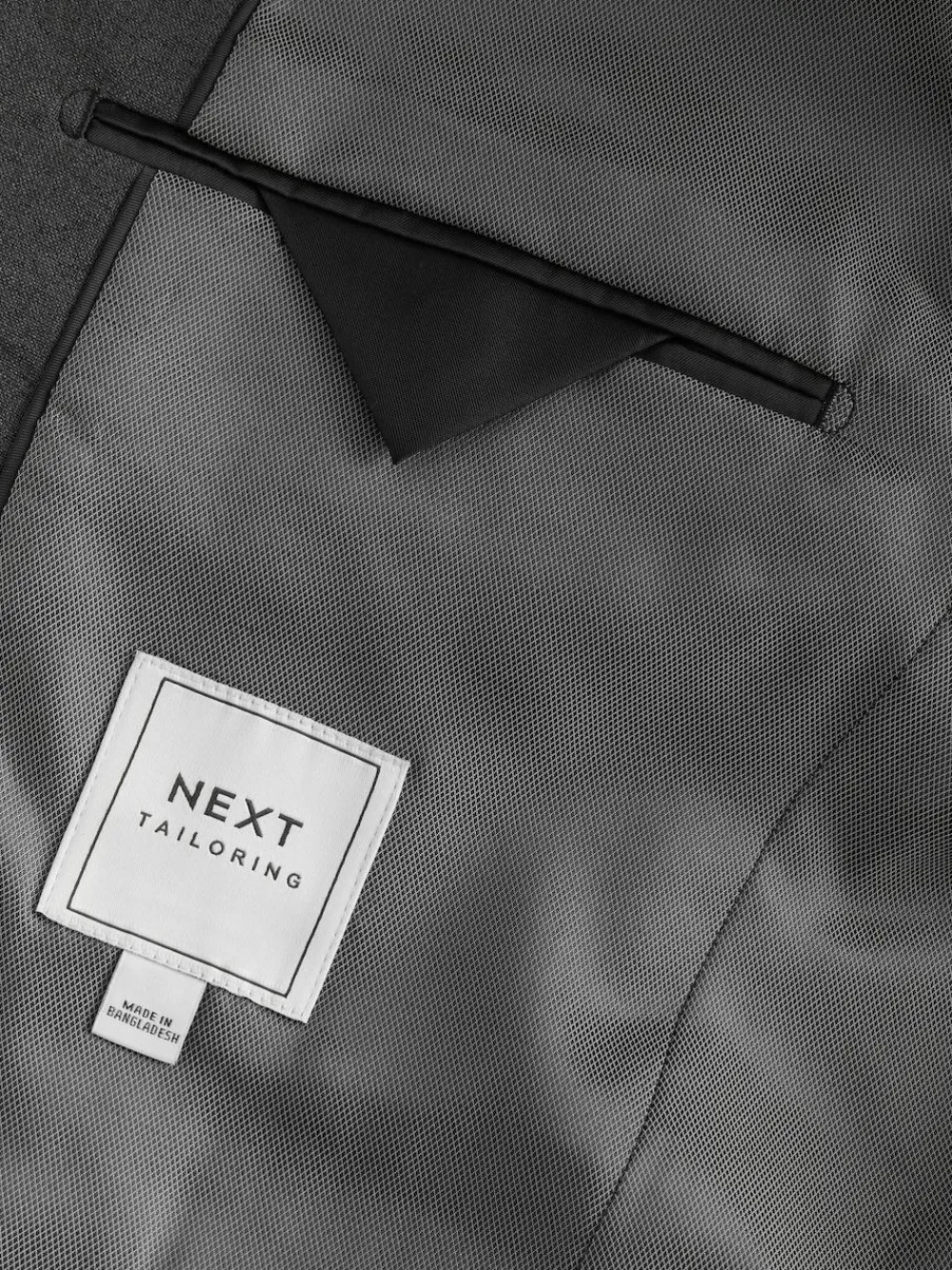 New Next Regular Fit Essential Suit Jacket Charcoal Grey