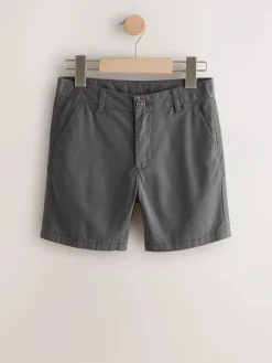 Online Next Regular Fit Chino Shorts (3-16yrs) Charcoal Grey
