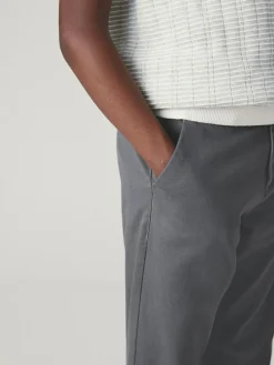 Clearance Next Charcoal Grey Regular Fit Stretch Chino Trousers (3-17yrs)