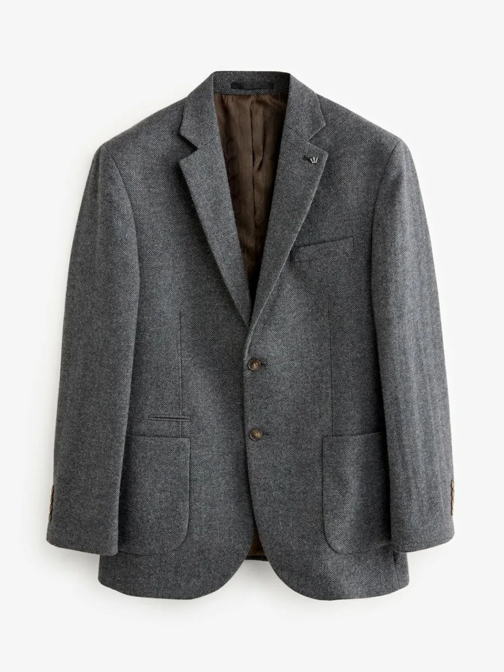 Next Regular Fit Wool Rich Herringbone Blazer^ Blazers & Formal Jackets