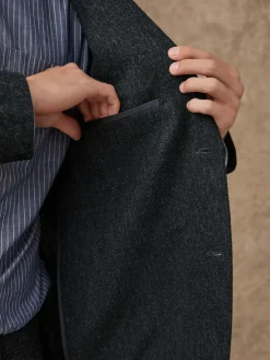 Next Relaxed Fit Wool Blend Suit Jacket^ Blazers & Formal Jackets|Grey Suits