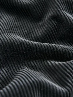 Hot Next Relaxed Tapered Fit Corduroy Joggers Charcoal Grey