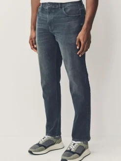 Next Charcoal Grey Slim Fit Authentic Stretch Denim Jeans^ Jeans|Jeans