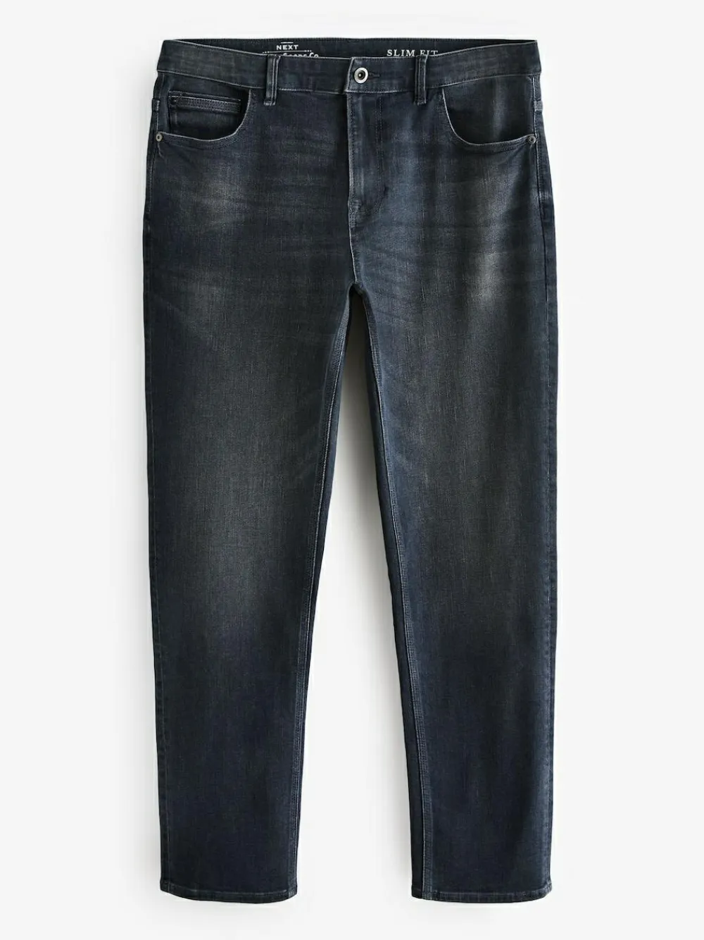 Next Charcoal Grey Slim Fit Authentic Stretch Denim Jeans^ Jeans|Jeans