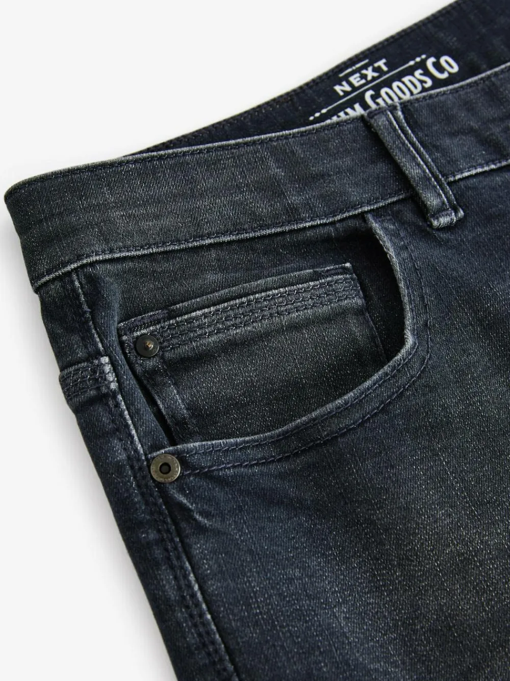 Next Charcoal Grey Slim Fit Authentic Stretch Denim Jeans^ Jeans|Jeans