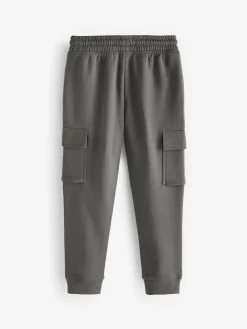 Next Charcoal Grey Slim Fit Cargo Rich Joggers (3-16yrs)