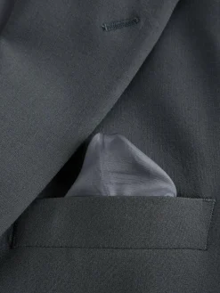 Outlet Next Slim Fit Slim Fit Motion Flex Wool Blend Suit Jacket Charcoal Grey