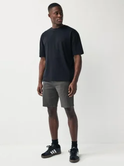 Outlet Next Charcoal Grey Slim Fit Stretch Chinos Shorts