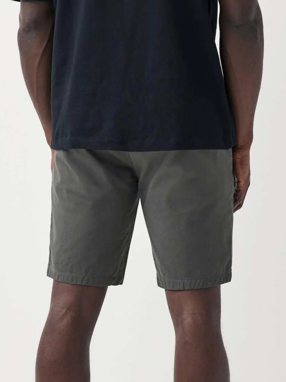 Outlet Next Charcoal Grey Slim Fit Stretch Chinos Shorts