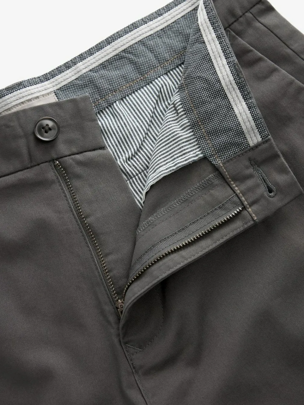 Outlet Next Charcoal Grey Slim Fit Stretch Chinos Shorts