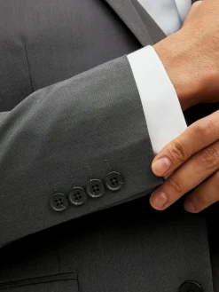 Sale Next Slim Fit Two Button Suit Jacket Charcoal Grey