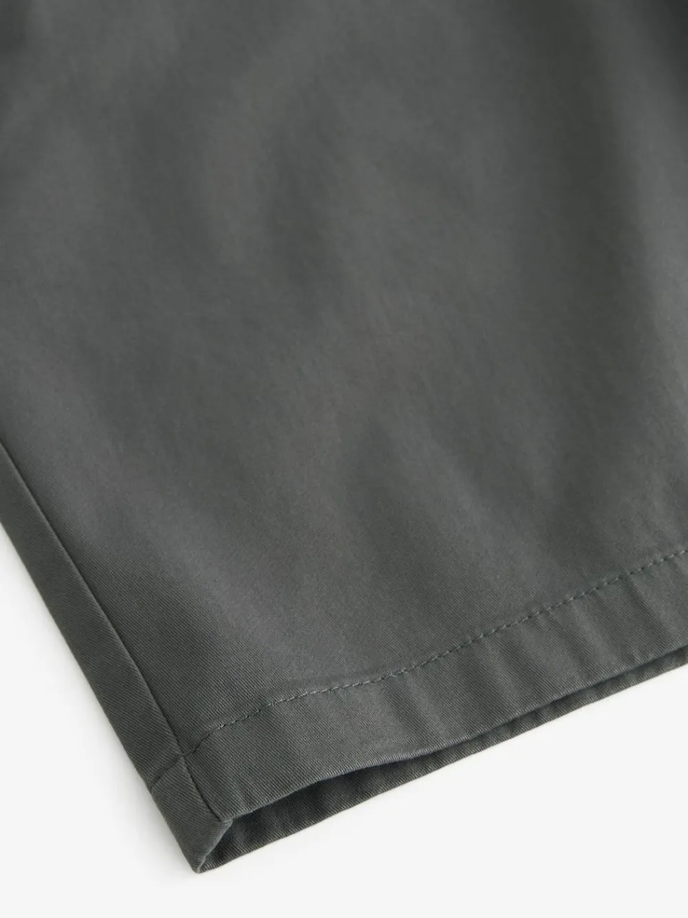 Next Charcoal Grey Straight Fit Stretch Chinos Shorts^ Shorts