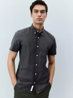 Next Stretch Oxford Short Sleeve Shirt^ Shirts