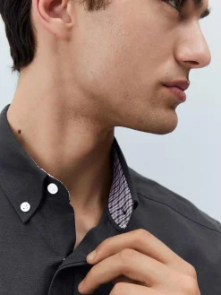 Next Stretch Oxford Short Sleeve Shirt^ Shirts