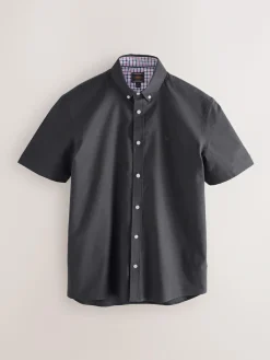 Next Stretch Oxford Short Sleeve Shirt^ Shirts