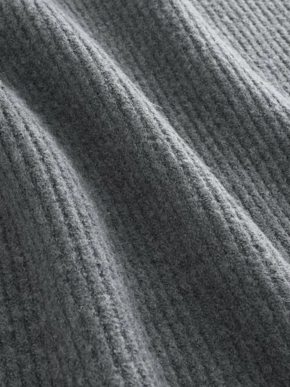 Best Next Super Soft V-Neck Midi Dress With Wool Charcoal Grey