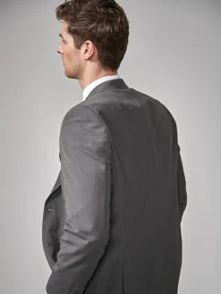 Next Tailored Fit Two Button Suit Jacket^ Grey Suits