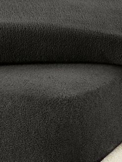 Outlet Next Charcoal Grey Teddy Fleece Deep Fitted Sheet