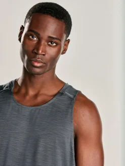 Discount Next Vest Active Gym Training Top Charcoal Grey