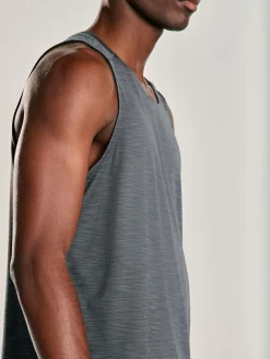 Discount Next Vest Active Gym Training Top Charcoal Grey