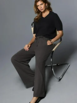 Next Wide Leg Jersey Joggers^Women Pants