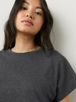 Next Charcoal Leopard Short Sleeve Pyjamas^Women Pyjamas|All Night & Lounge