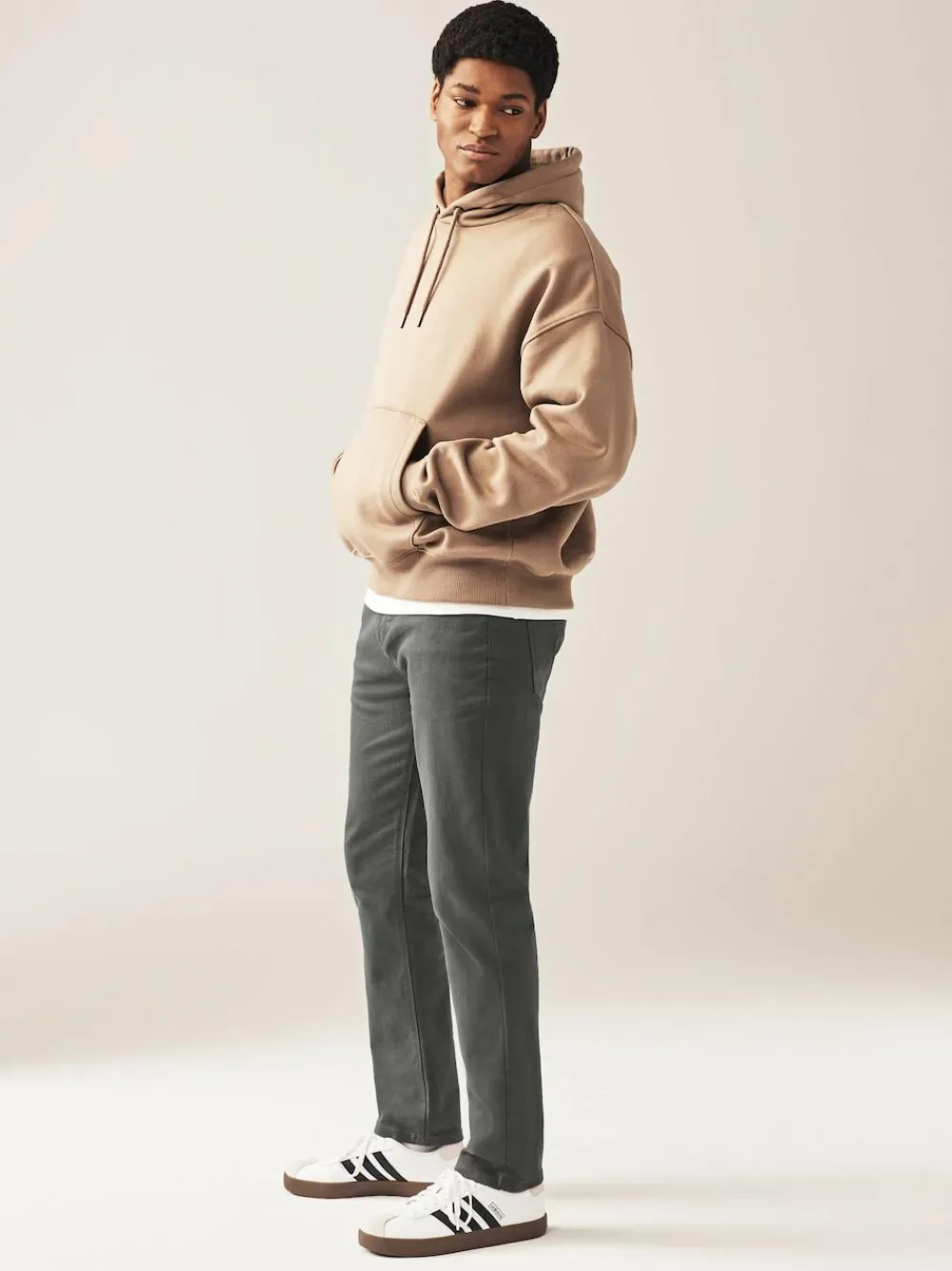 Next Charcoal Single Slim Fit Classic Stretch Jeans^ Jeans|Jeans