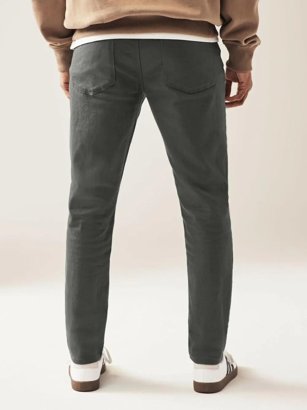 Next Charcoal Single Slim Fit Classic Stretch Jeans^ Jeans|Jeans