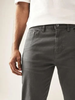 Next Charcoal Single Slim Fit Classic Stretch Jeans^ Jeans|Jeans