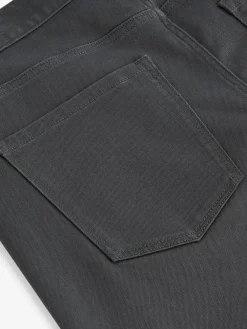 Hot Next Charcoal Single Straight Fit Classic Stretch Jeans