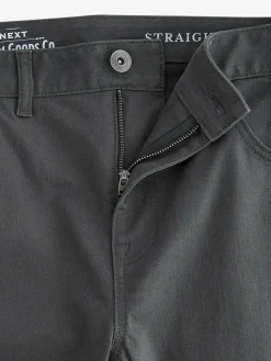 Hot Next Charcoal Single Straight Fit Classic Stretch Jeans