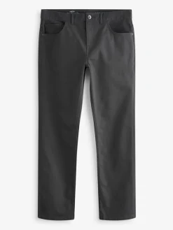 Hot Next Charcoal Single Straight Fit Classic Stretch Jeans