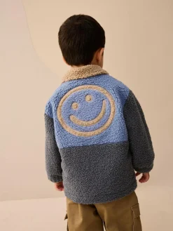 Next Borg Fleece Shacket (3mths-7yrs)^BOY Sweatshirts & Hoodies|Baby Winter Clothing