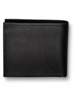Hot Charles Tyrwhitt Black Grain Leather Bi-Fold Wallet