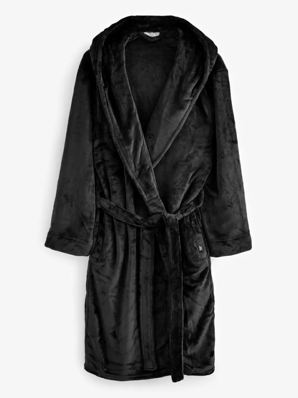 Chelsea Peers Fleece Dressing Gown Black