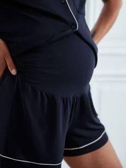 Chelsea Peers Maternity TENCEL™ Modal Short Button Up Pyjamas Set^Women Pyjamas