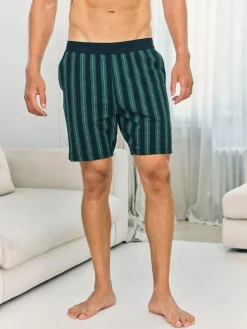 Chelsea Peers Blue Stripe Pyjama Shorts^ Pyjamas