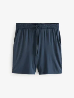 Chelsea Peers Blue TENCEL™ Modal Short Button Up Pyjama Set