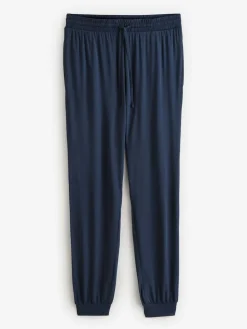 Chelsea Peers Blue TENCEL™ Modal Long Crew Neck Pyjama Set^ Pyjamas