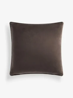 Sale Next Chocolate Brown 43 x 43cm Matte Velvet Cushion