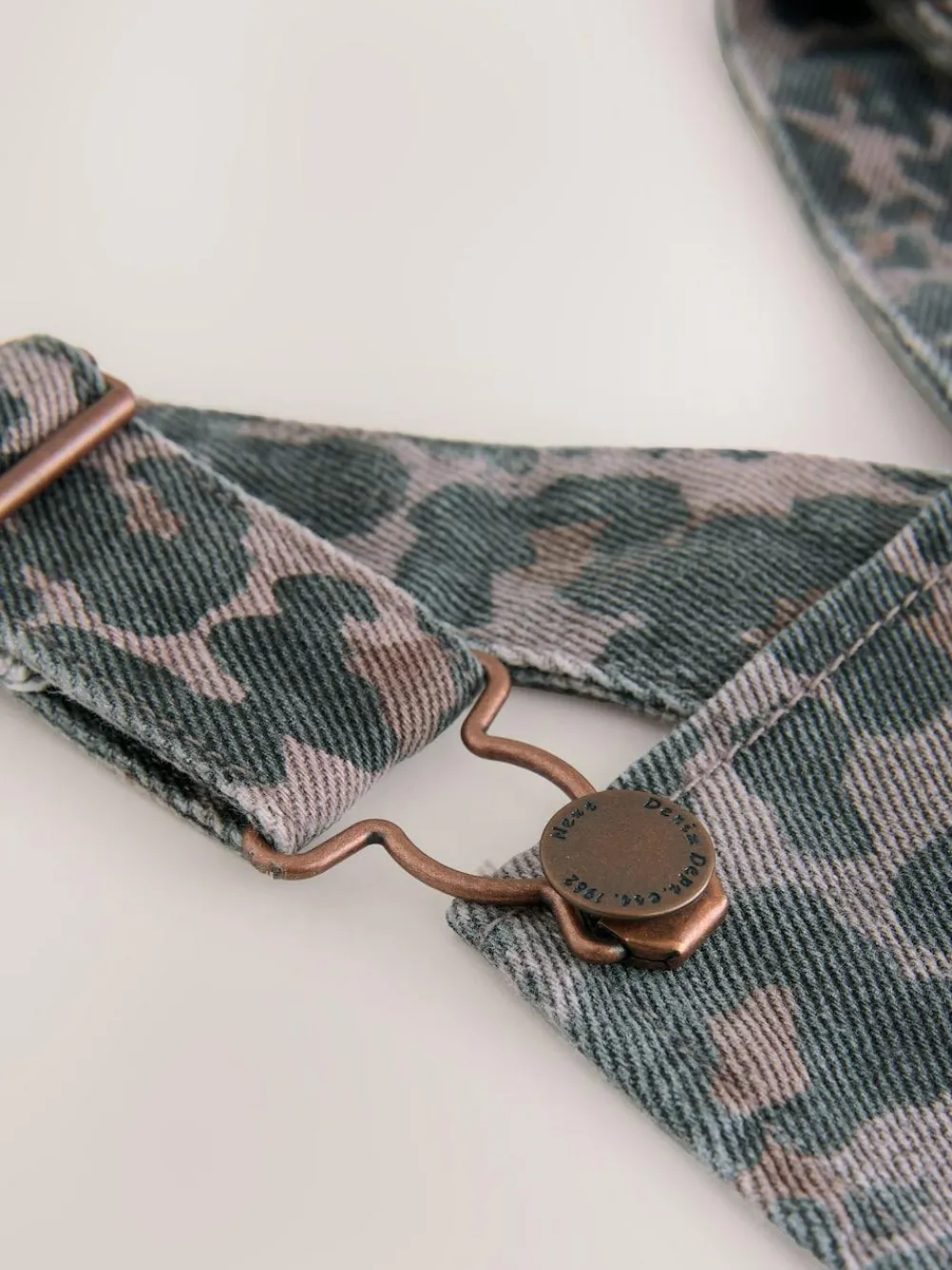 Next Chocolate Brown Animal Print Dungaree (3-16yrs)