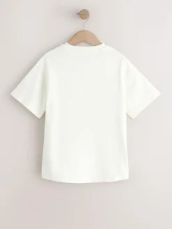 Best Next Chocolate Brown Cafe Oversized Graphic T-Shirts 3 Pack (3-16yrs)