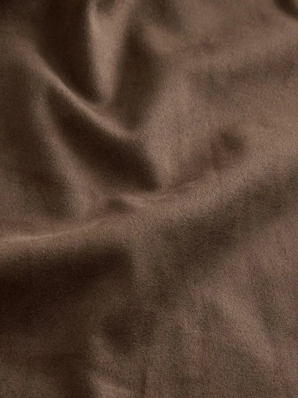 Next Chocolate Brown Faux Suede Midi Kilt Skirt^Women Skirts