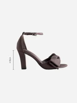 Next Forever Comfort® Satin Bow Block Heeled Sandals^Women Heels|Wide Fit & Extra Wide Fit