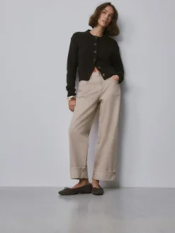 Sale Next Forever Comfort® Leather Weave Ballet Flats Chocolate Brown