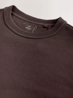 Next Garment Washed Utility Crew Neck Sweatshirt^ Sweatshirts & Hoodies|Sweatshirts & Hoodies