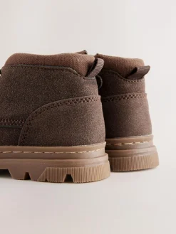 Next Chocolate Brown Lace-Up Boots^BOY Baby Boots|Boots
