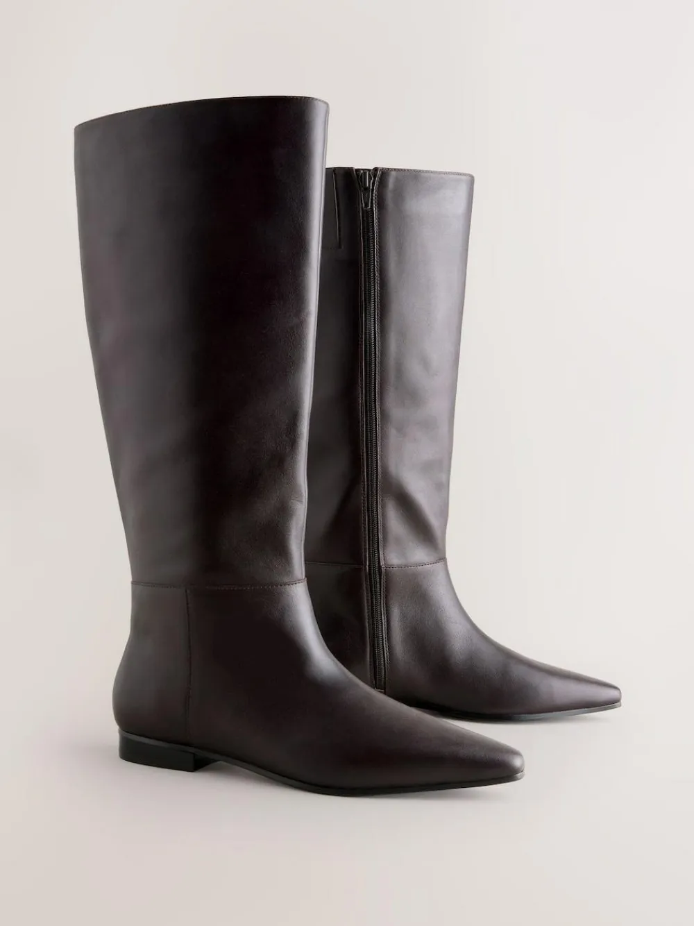 Next Forever Comfort® Flat Chisel Toe Knee High Boots^Women Boots & Wellies|Boots