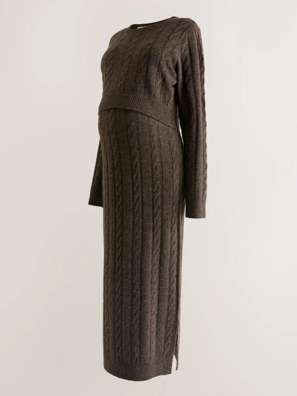 Next Maternity Knitted Nursing Dress^Women Midi Dresses