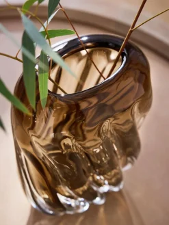 Next Chocolate Brown N. Premium Swirl Vase